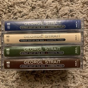 (4) George‎ Strait cassette tapes